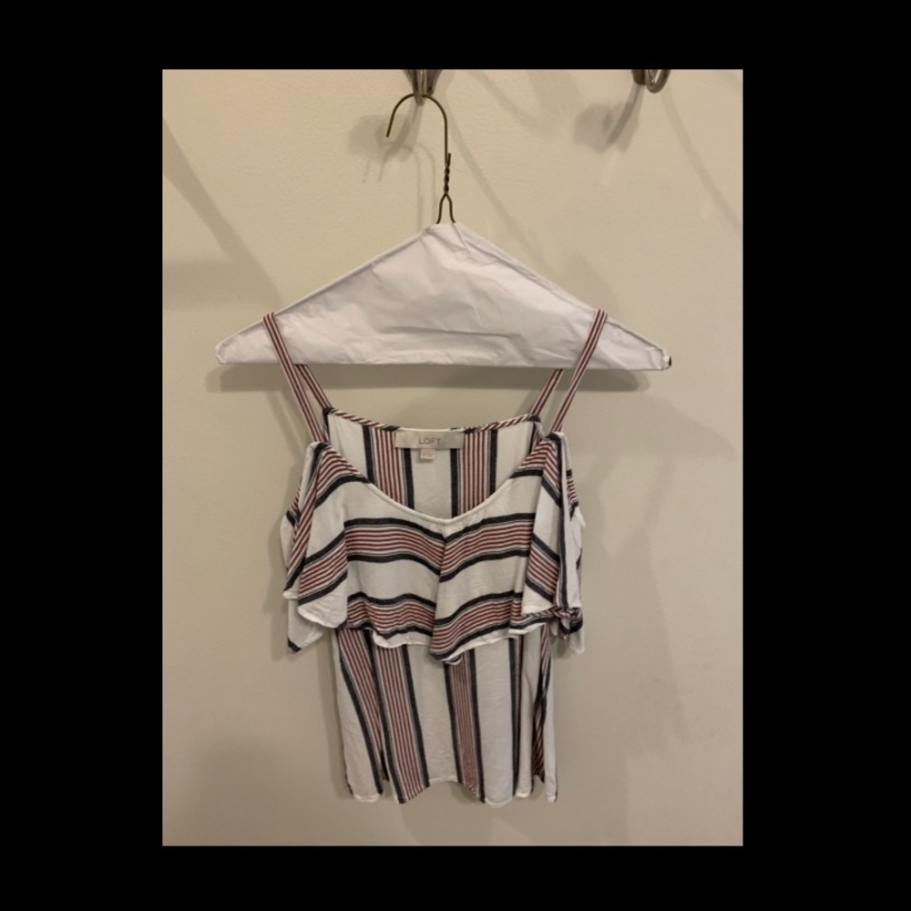 loft off the shoulder top